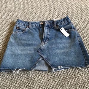 Topshop petite denim skirt